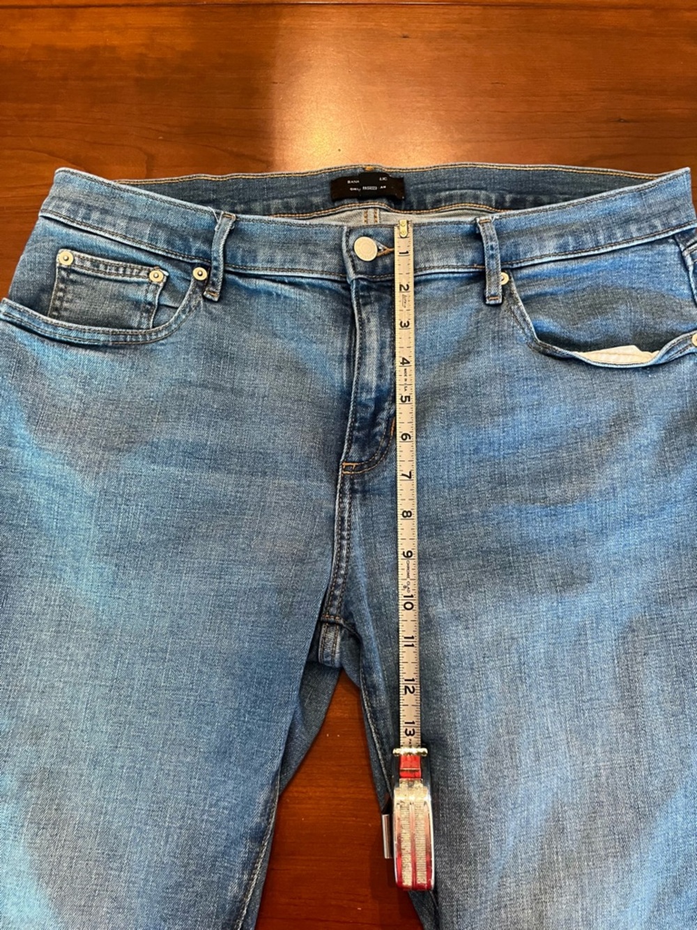 Banana Republic Girlfriend Jean Medium Wash Women’s size 32/14 - Picture 12 of 14
